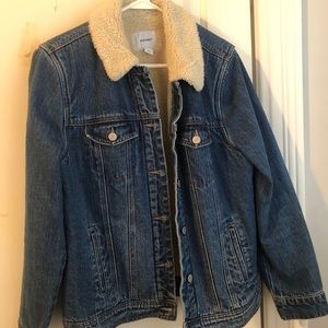 Old Navy Sherpa Denim Jacket